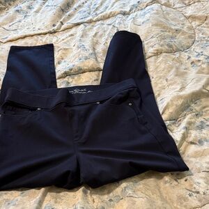 Gloria Vanderbilt Avery Navy Blue Pants